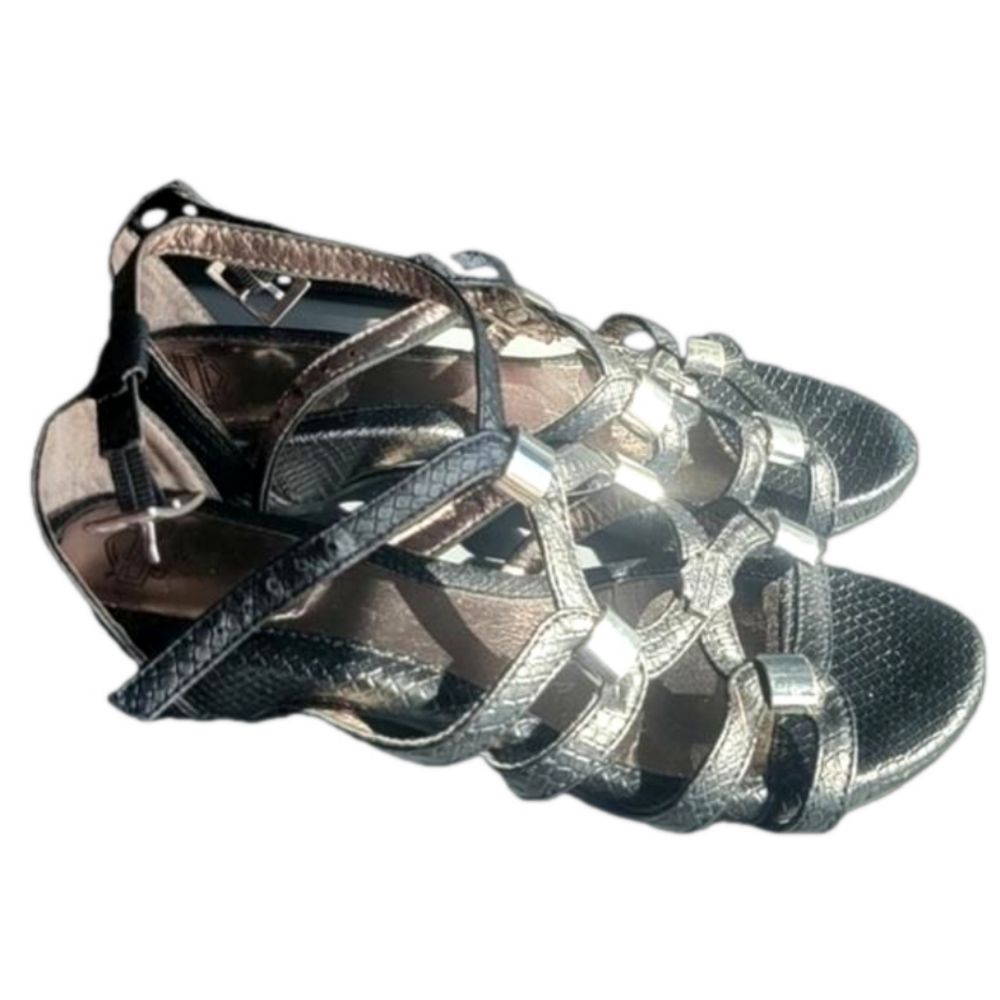 Harley-Davidson caged  leather sandals